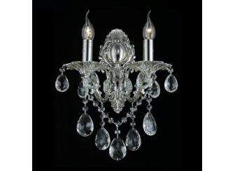 Бра Crystal Lux Sunshine AP2 Silver