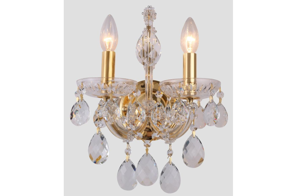 Бра ISABEL AP2 GOLD/TRANSPARENT