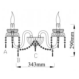 Бра Monogram 4 ARM910-02-G