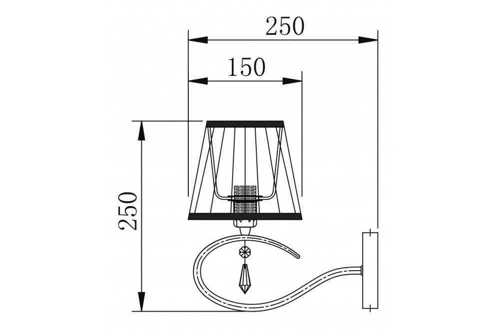 Бра Talia ARM334-01-N