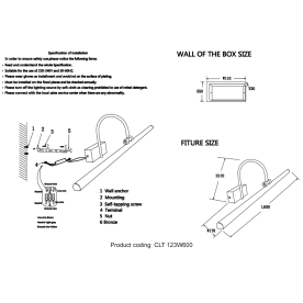 Подсветка CLT 123W600 CH