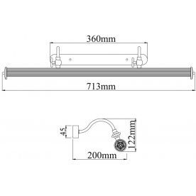 Подсветка для картин Govanni PIC119-44-R
