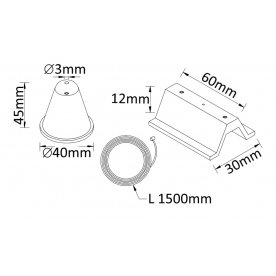 Подвесной комплект CLT 0.210 03 BL