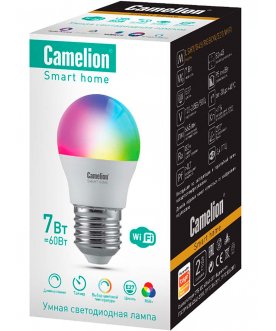 Умная лампа LSH7/G45/RGBСW/Е27/WIFI