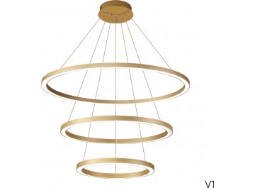 Люстра с пультом управления FORTUNA SP158W LED GOLD