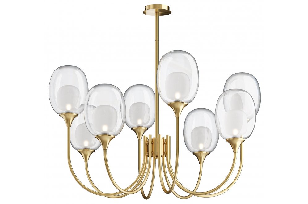 Люстра на штанге Aura MOD016PL-08BS