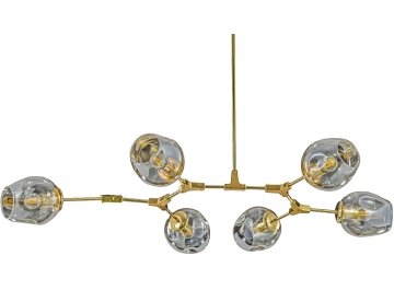 Люстра на штанге Branching WTL1201-6GD-CO
