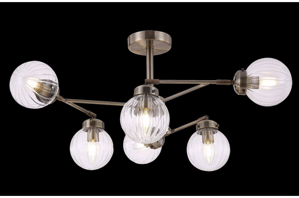 Люстра на штанге Daisy FR5041PL-06BS