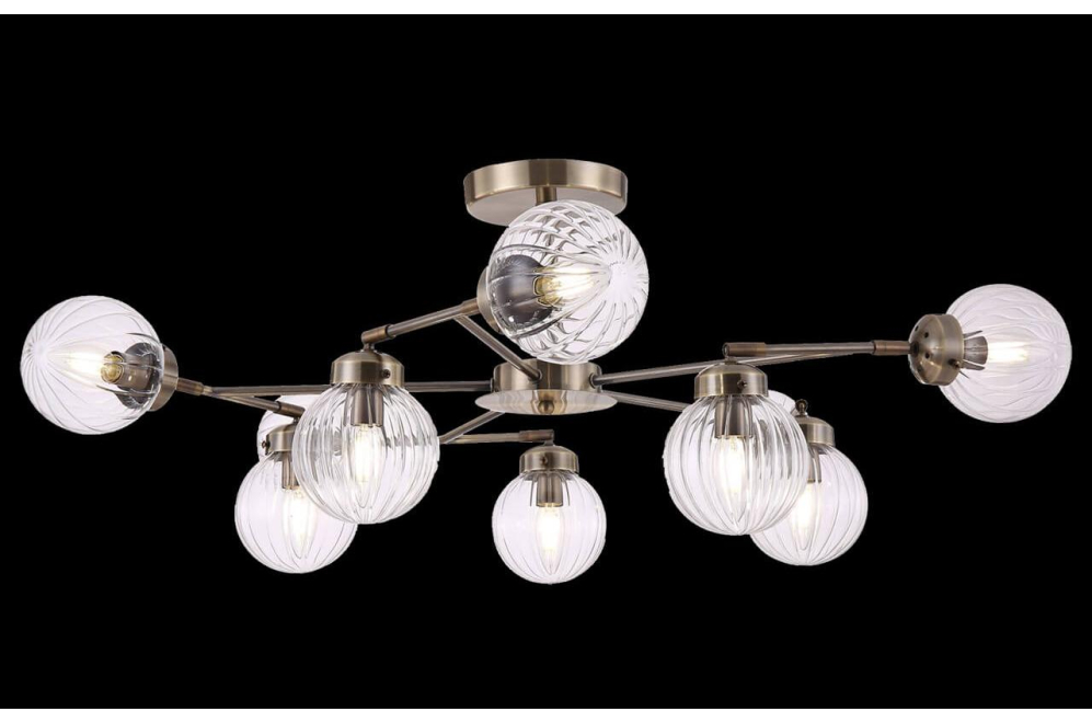 Люстра на штанге Daisy FR5041PL-08BS