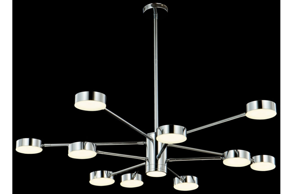 Люстра на штанге GORACIO SP10 D1100 CHROME
