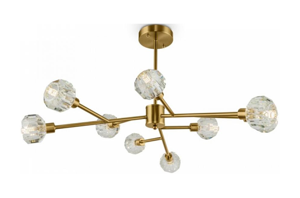 Люстра на штанге Grace FR5114PL-09BZ