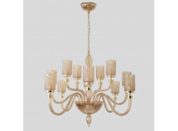 Люстра SILVESTRO SP12 AMBER