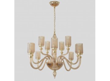 Люстра SILVESTRO SP12 AMBER