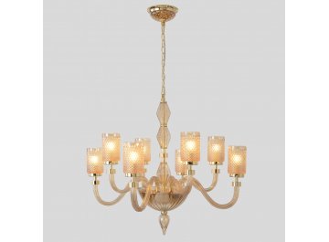 Люстра SILVESTRO SP8 AMBER