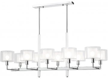 Люстра MAESTRO SP-PL10 L1100 CHROME