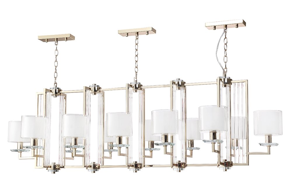 Люстры NICOLAS SP12 L1600 GOLD/WHITE