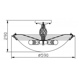 Светильник на штанге Combinare CL232-05-R