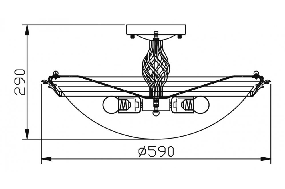 Светильник на штанге Combinare CL232-05-R