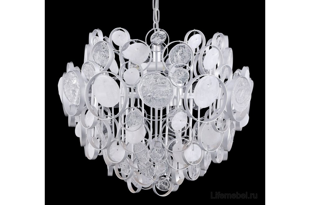 Подвесная люстра DESEO SP6 D460 SILVER