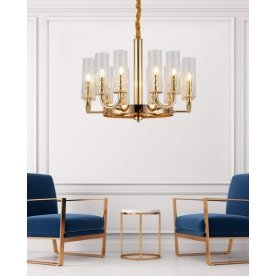 Подвесная люстра LDP 8011-12 F.GD