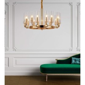 Подвесная люстра LDP 8011-16 F.GD