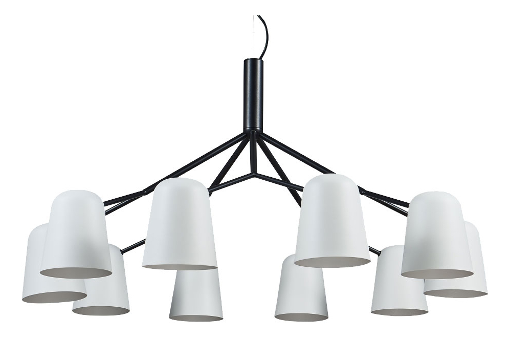 Подвесная люстра ENRIQUE SP10 BLACK/WHITE