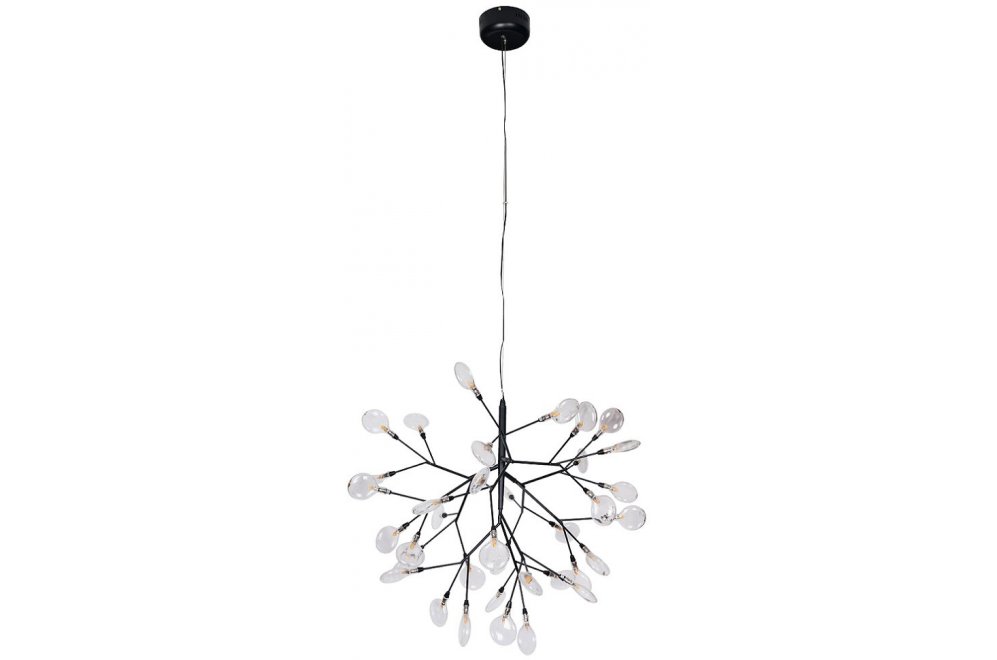 Подвесная люстра EVITA SP36 BLACK/TRANSPARENT