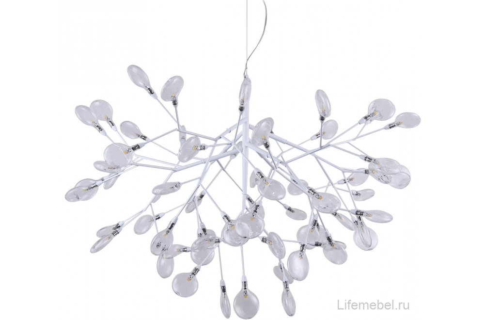 Подвесная люстра EVITA SP63 WHITE/TRANSPARENT
