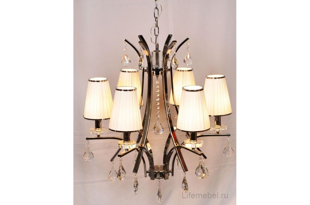 Подвесная люстра Glamour LDP 66247-6 WT