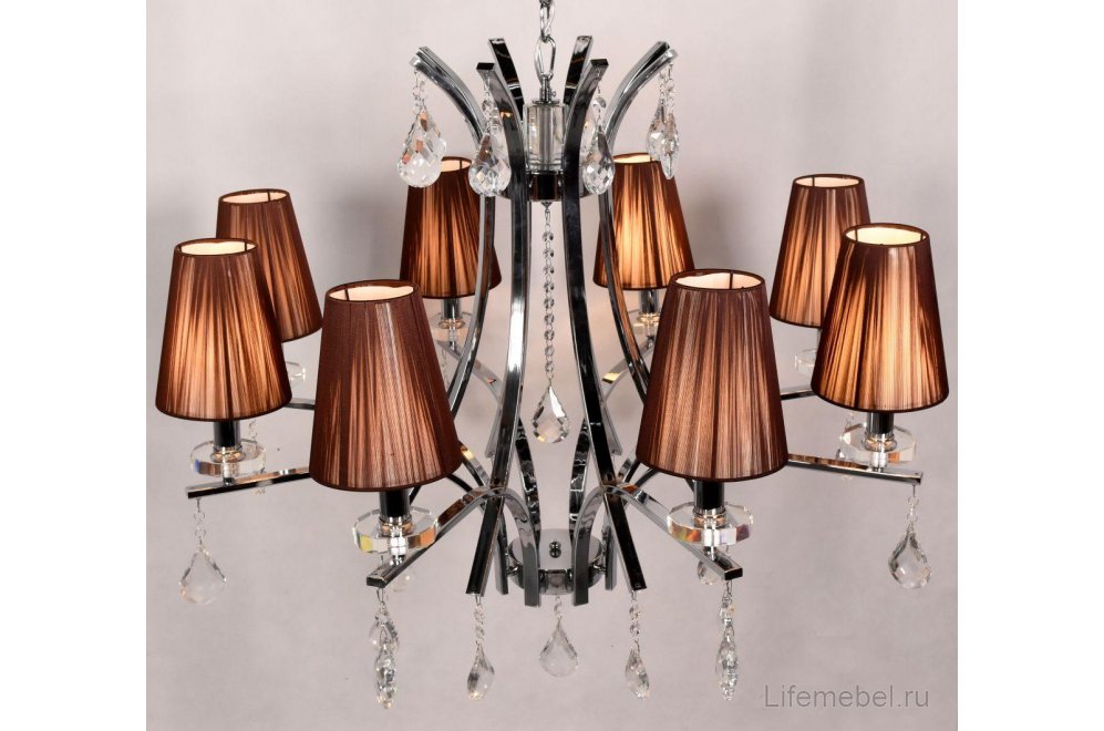Подвесная люстра Glamour  LDP 66247-8 BR