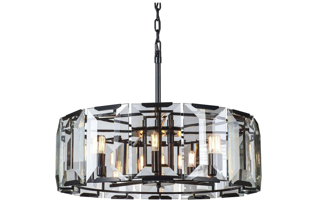 Подвесная люстра Harlow WTL2117-750BK-CL