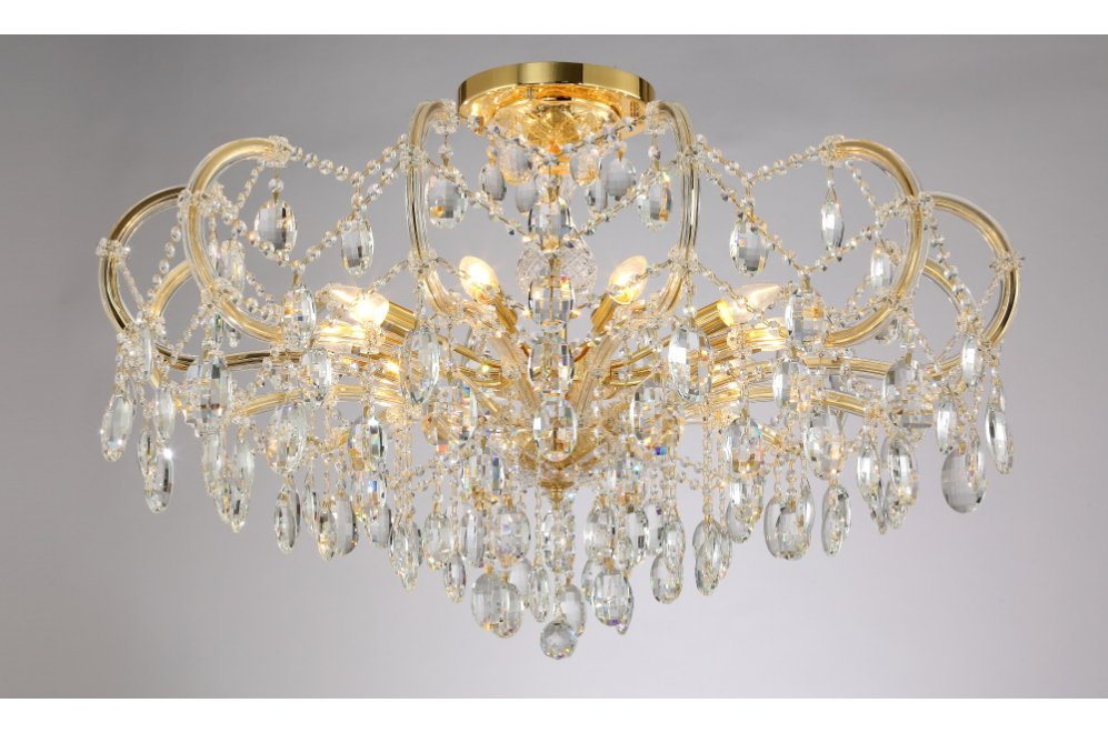 Подвесная люстра HOLLYWOOD SP-PL10 GOLD D1000