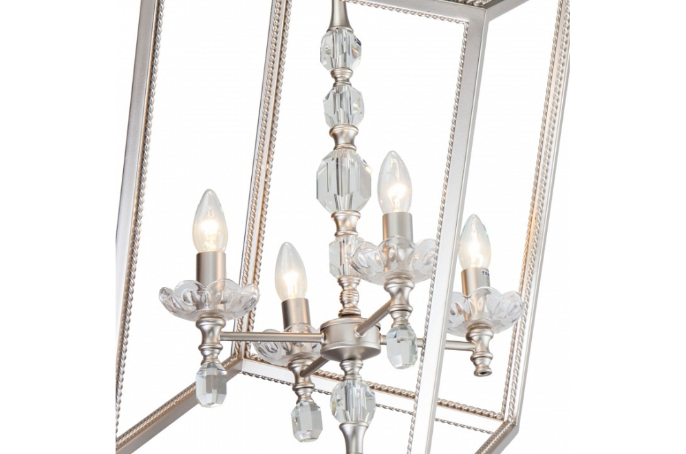Подвесная люстра Inessa 3850.4 silver