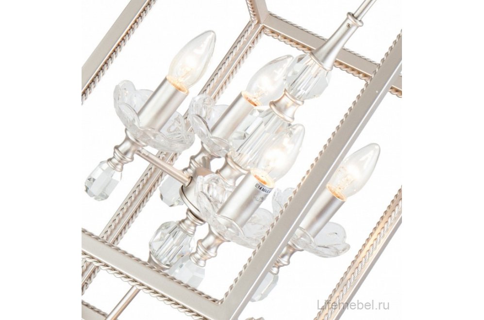 Подвесная люстра Inessa 3850.8 silver