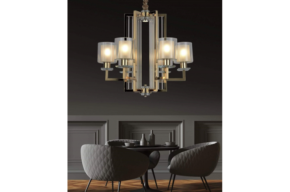 Подвесная люстра Manhattan LDP 8012-6 F.GD