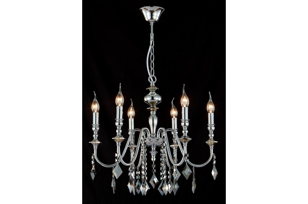 Подвесная люстра MERCEDES SP6 CHROME/SMOKE