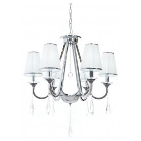 Подвесная люстра LDP 8926-6 WT+CHR