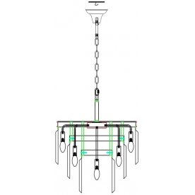 Подвесная люстра Odeon 3 Rings