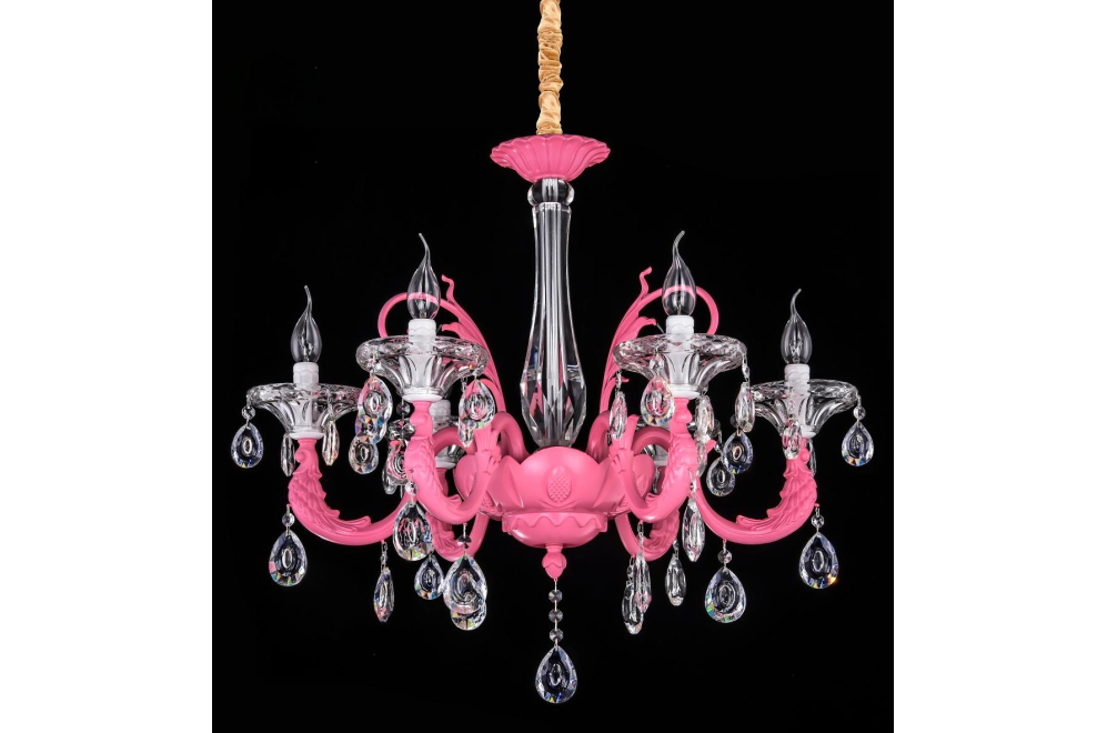 Подвесная люстра Pink WTL5001-6PINK