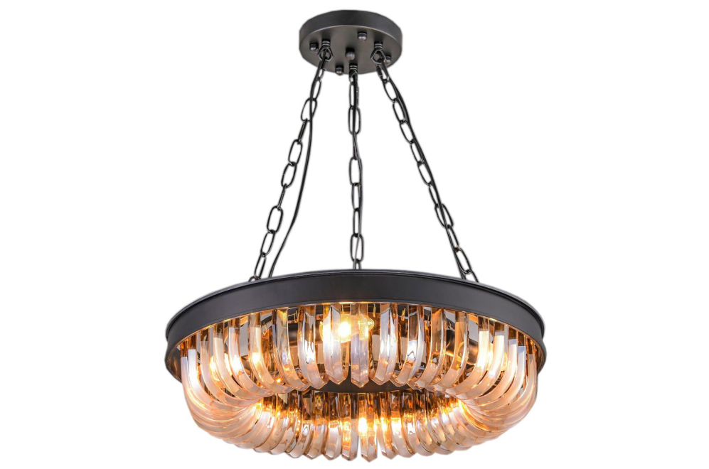 Подвесная люстра Terra black amber WTL214-11-BK