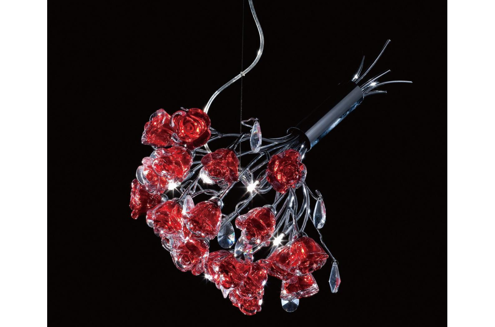 Подвесная люстра Rosa Rosso EL325P04.2
