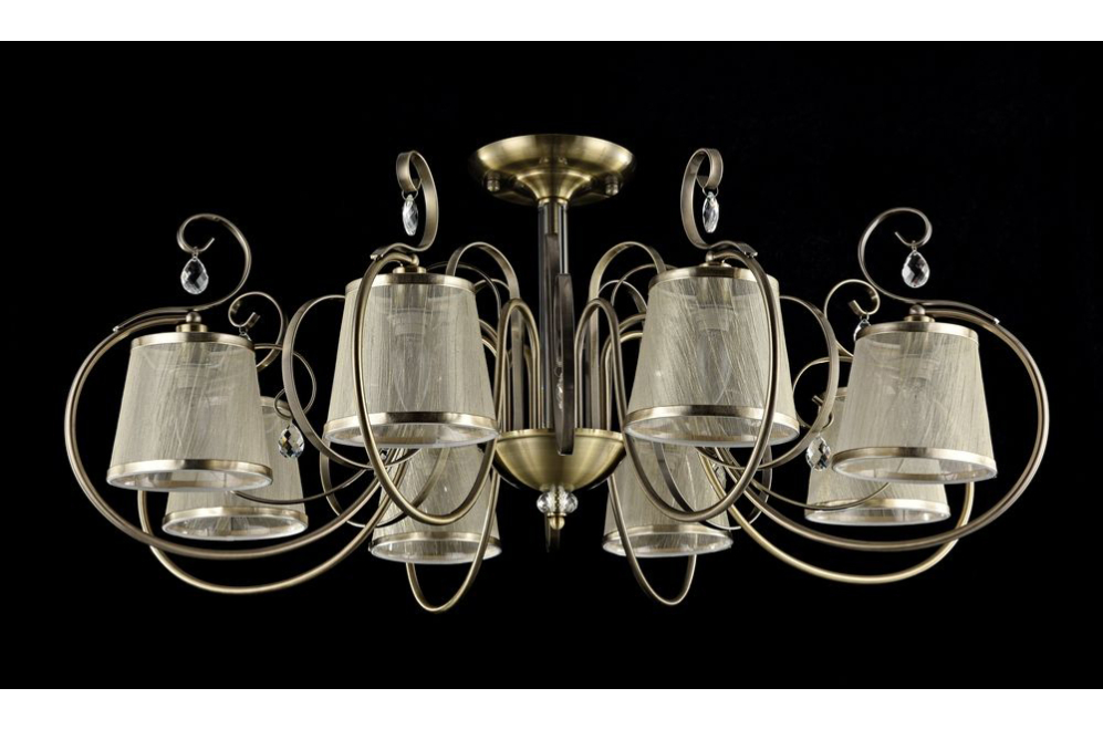 Люстра подвесная Simone FR2020-CL-08-BZ бронза