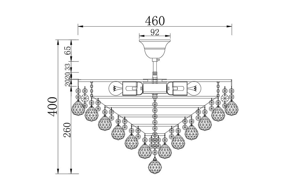 Потолочная люстра Maytoni Gala BA783-TK46-N