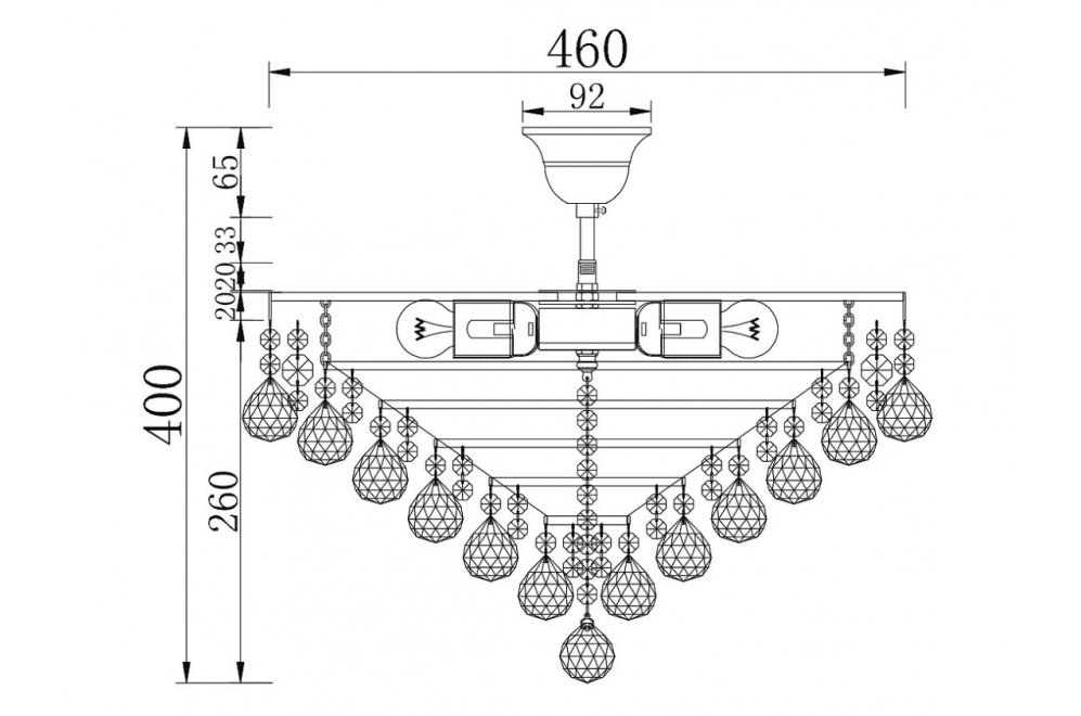 Потолочный светильник Maytoni Gala BA783-TK46-G