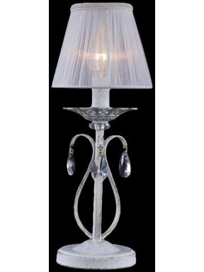 Настольная лампа декоративная Джесси CL410812 с белым абажуром