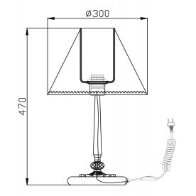 Настольная лампа декоративная Soffia ARM095-00-N