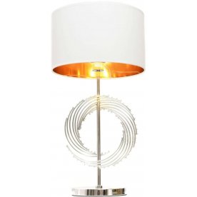 Настольная лампа LDT 5531 CHR+WT