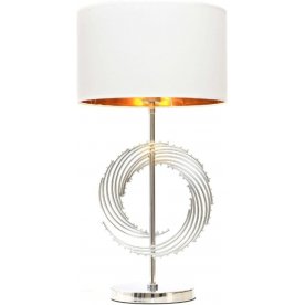 Настольная лампа LDT 5531 CHR+WT