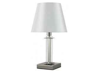 Настольная лампа NICOLAS LG1 NICKEL/WHITE