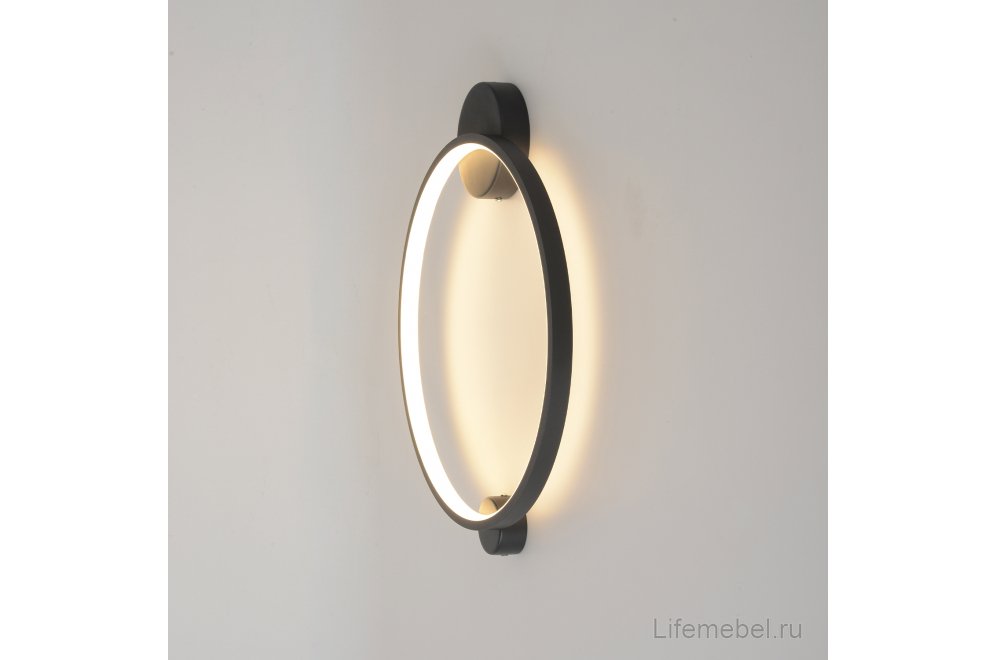 Бра REAL AP18W LED BLACK